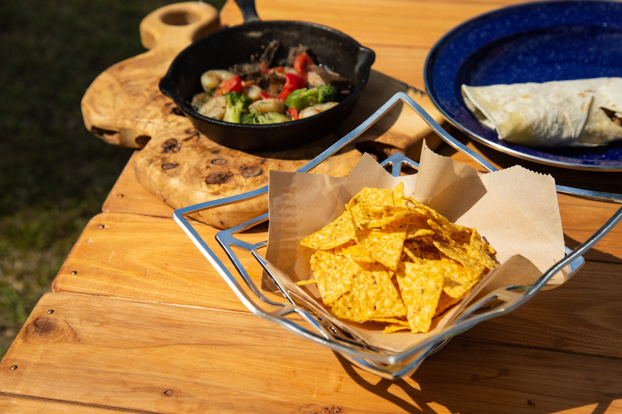 Nousaku - KAGO Bendable Tin Basket - Square M