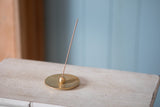 Nousaku - Brass Incense Holder (round shape)