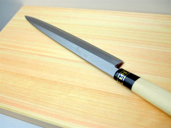 Sakai Jikko "Josaku" White-2 Steel Sashimi Yanagiba Knife (24cm/27cm/30cm)