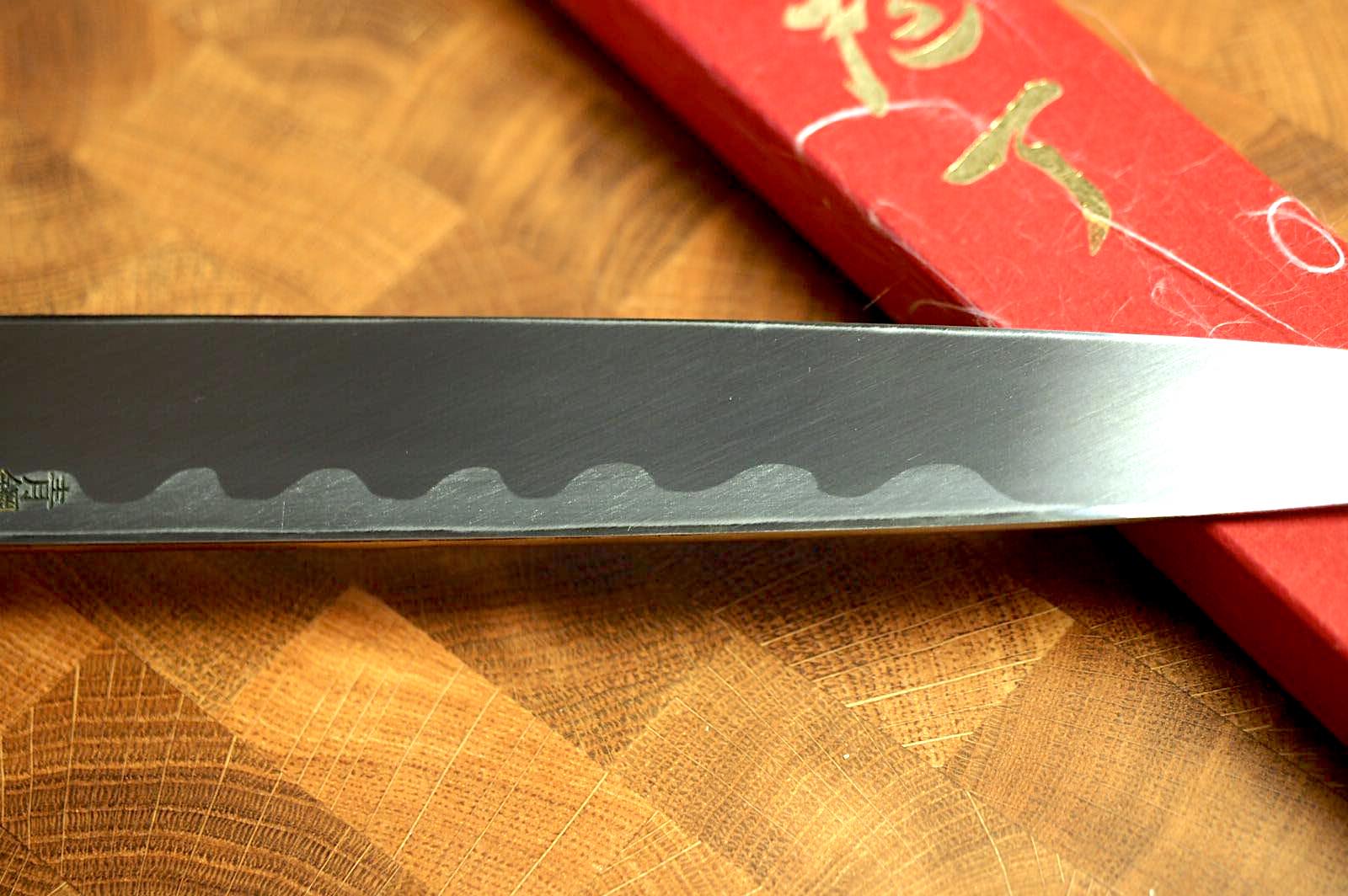 JIKKO Usuba Montan Bleu2 carbon steel Vegetable Knife Japanese