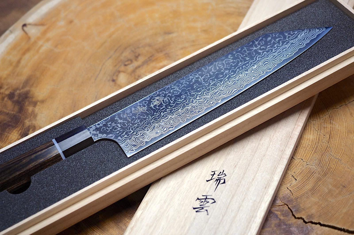 Seki Kanetsugu - Zuiun Gyuto SG2 High Speed Powdered Steel Kiritsuke ...