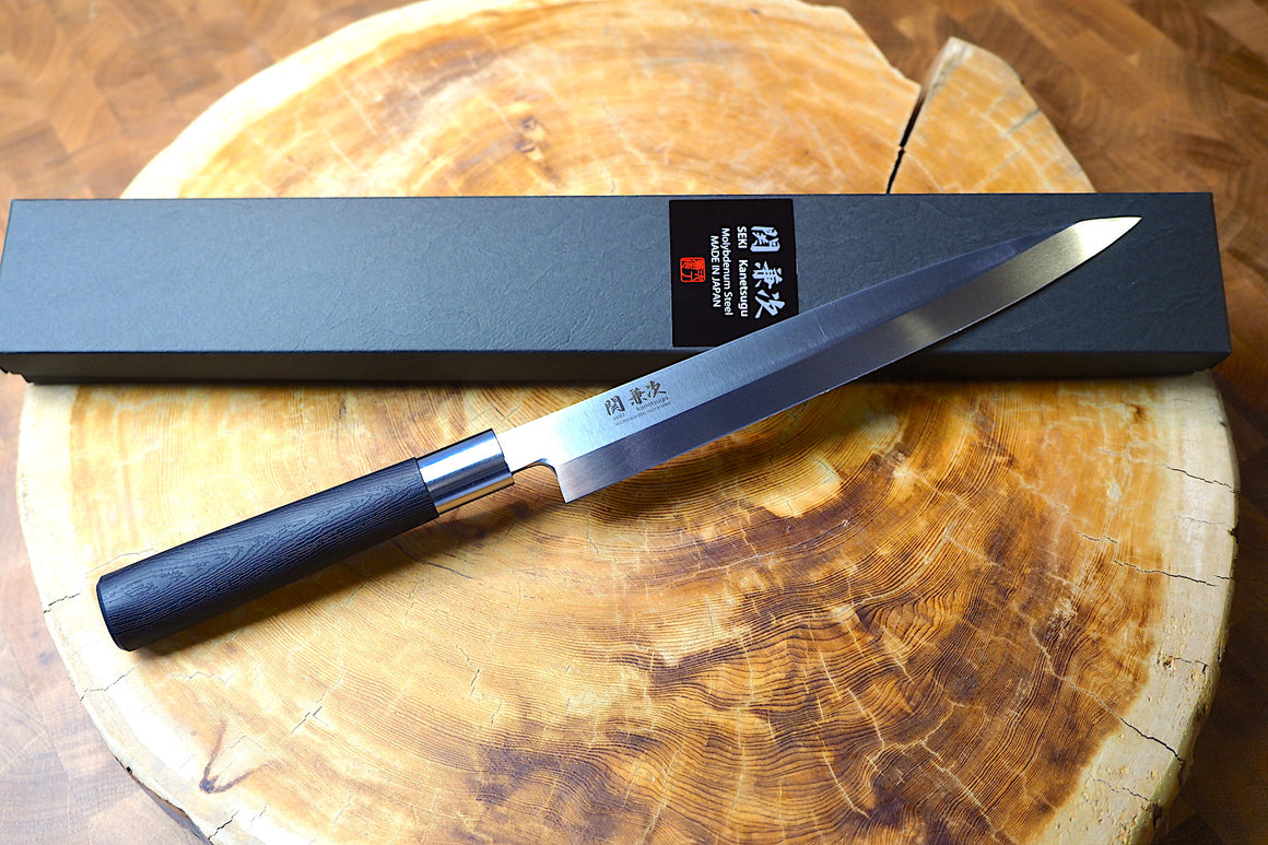 Seki Kanetsugu - Molybdenum Stainless Steel Sashimi Yanagiba Knife 24cm