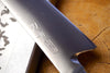 Toshu Giken - FAX20 Powdered High Speed Steel Gyuto with black plywood handle (21cm/24cm)