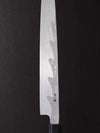 Sakai Jikko Sashimi (Yanagiba) Knife-Blue-1 Steel Damascus with Ebony Handle (27cm)