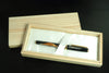 Sunrise at Mt.Fuji - Fountain Pen with Gold Leaf Adornment (Wooden Gift Box Included)