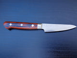 Sakai Jikko Paring Knife-Damascus with hammered finish (8cm)-4