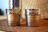 Nousaku - Bamboo Sake Set - Hammered Pattern