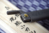 Tomita Hammer-tone White-2 Steel Higonokami Folding Knife (Wooden box included)