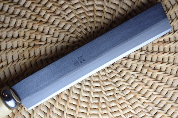 Kanenori Double Edged Bamboo Nata (Hatchet) 16.5cm (wooden sheath included)