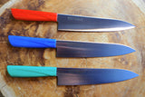 Seki Kanetsugu - Colour Select Gyuto Chef's Knife 21cm (Red, Blue or Green handle)